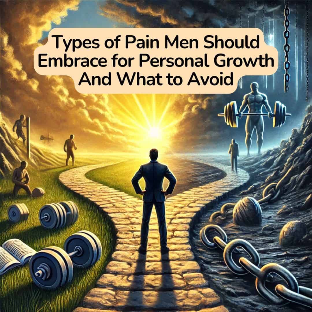 Types of Pain Men Should Embrace for Personal Growth And What to Avoid